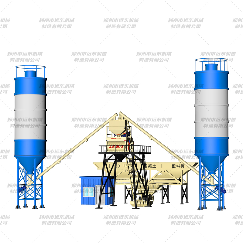 HZS50（1000+2倉(cāng)）混凝土攪拌站(圖2)